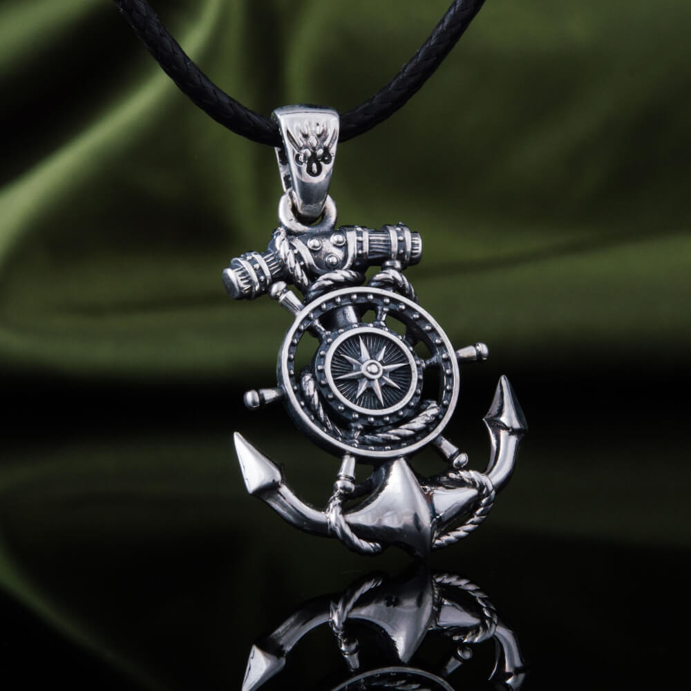 Handcrafted Navigator's Anchor Pendant - Sterling Silver