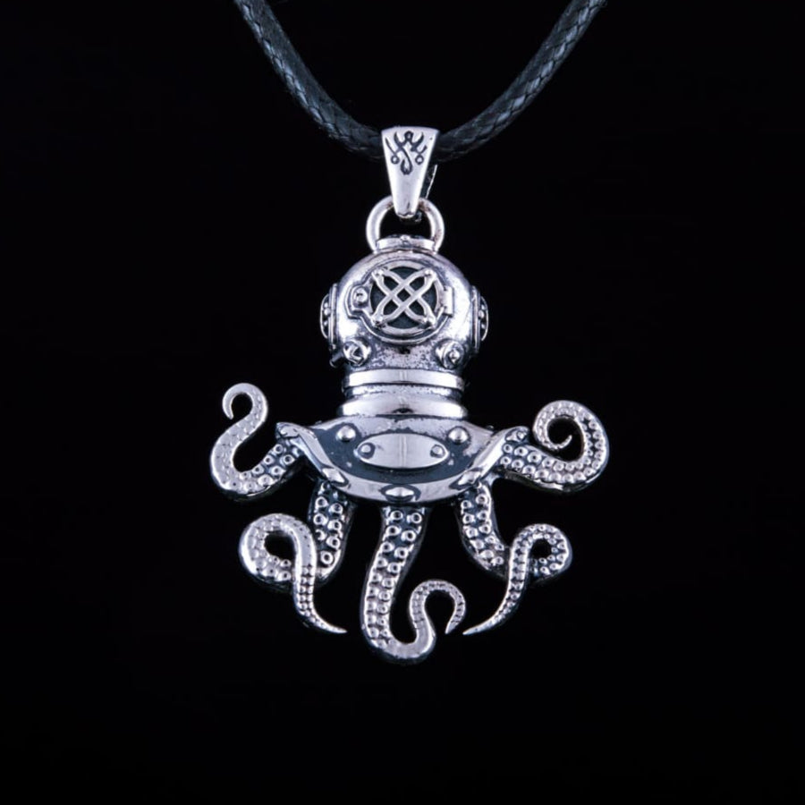 Handcrafted Deeps Explorer Pendant - Sterling Silver