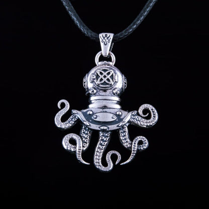 Handcrafted Deeps Explorer Pendant - Sterling Silver