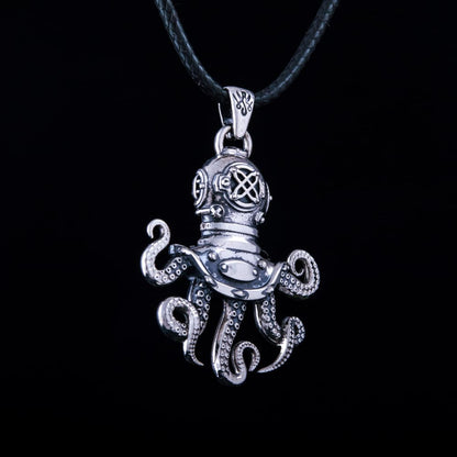 Handcrafted Deeps Explorer Pendant - Sterling Silver