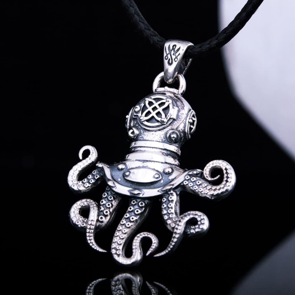 Handcrafted Deeps Explorer Pendant - Sterling Silver