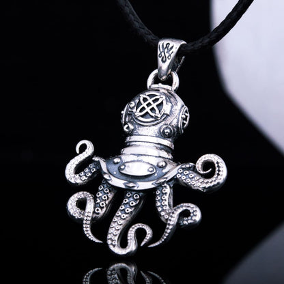 Handcrafted Deeps Explorer Pendant - Sterling Silver