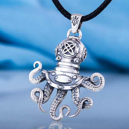 Handcrafted Deeps Explorer Pendant - Sterling Silver