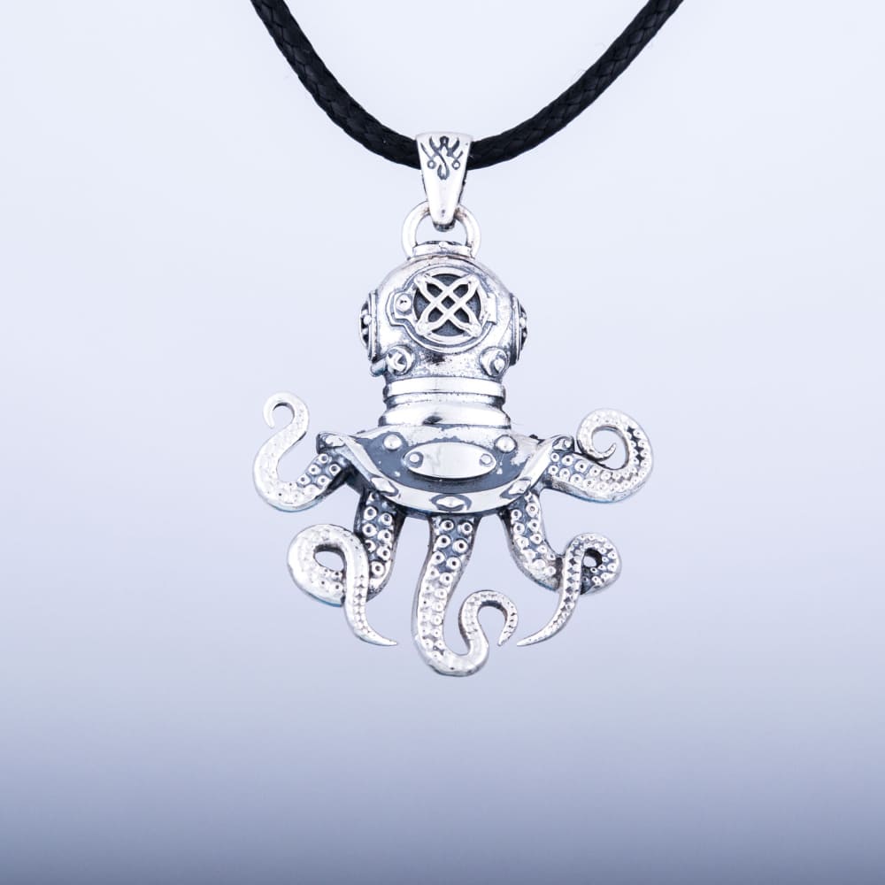 Handcrafted Deeps Explorer Pendant - Sterling Silver