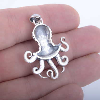 Handcrafted Deeps Explorer Pendant - Sterling Silver