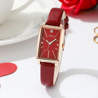 Eclisse | Retro Style Small Square Plate Women's Watch