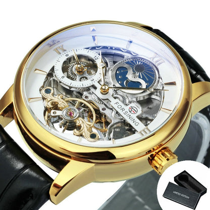 Forsining Men's Skeleton Watch