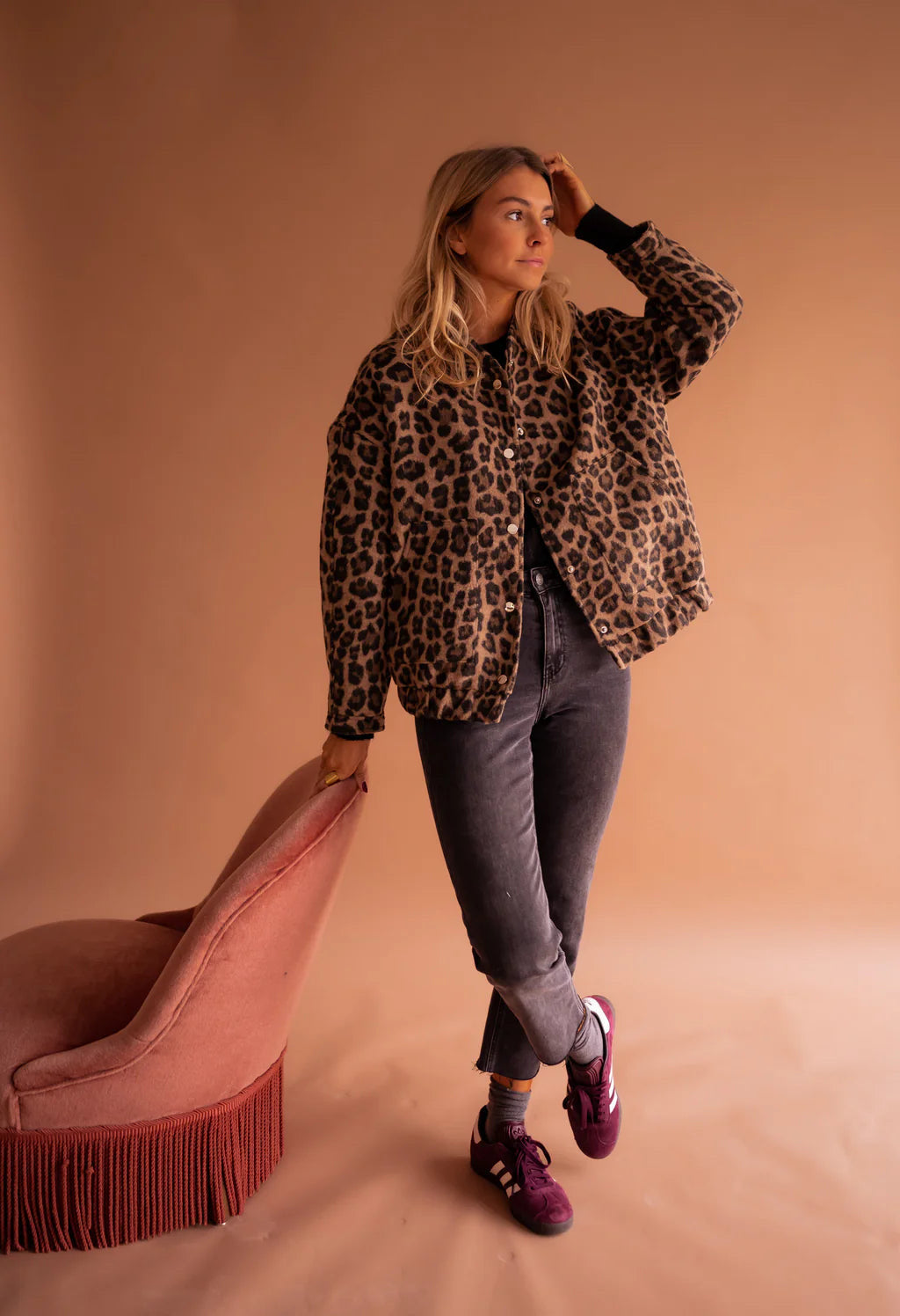 Zeko™ | Veste bomber léopard élégante pour confort et élégance