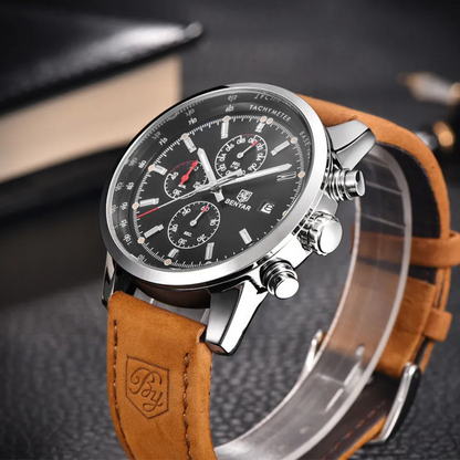 Axiom | Luxury Quartz Leather Watch for Men