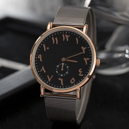 Narella | Unisex Simple Waterproof Alloy Belt Watch