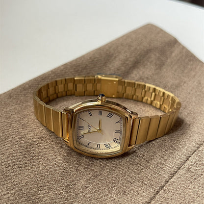 Women's quartz watch with pearl dial