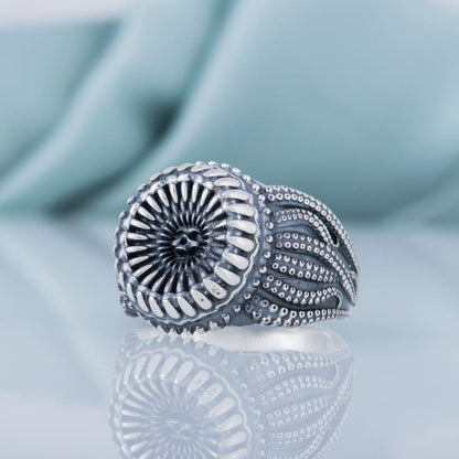 Handcrafted Maw of the Kraken Ring - Sterling Silver