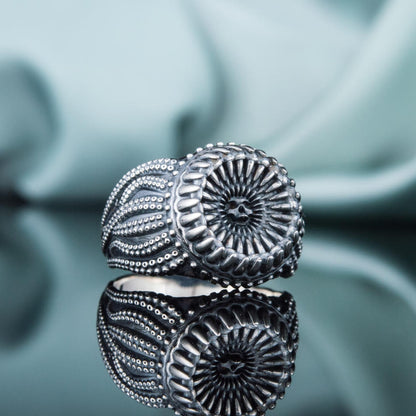 Handcrafted Maw of the Kraken Ring - Sterling Silver