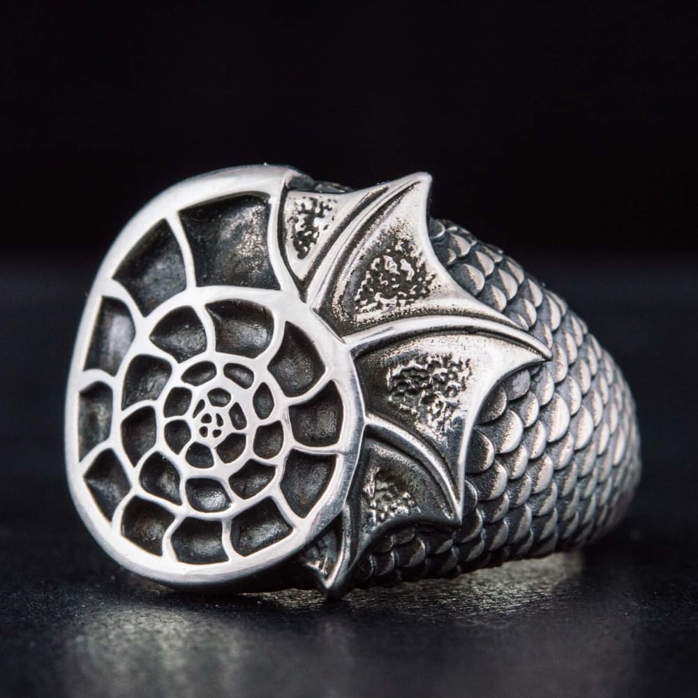 Handcrafted Siren's Spiral Ring - Sterling Silver