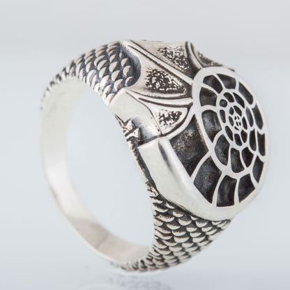 Handcrafted Siren's Spiral Ring - Sterling Silver