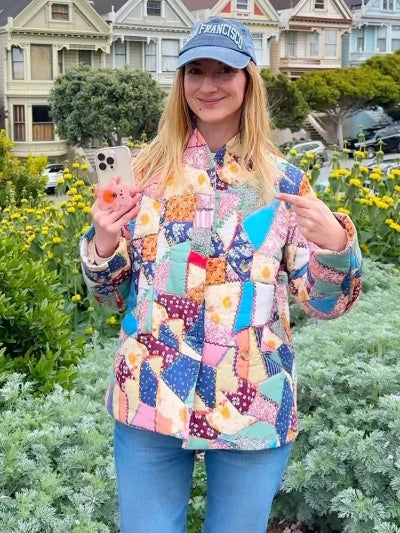 Isabelina - Chaqueta de composición única para mujer