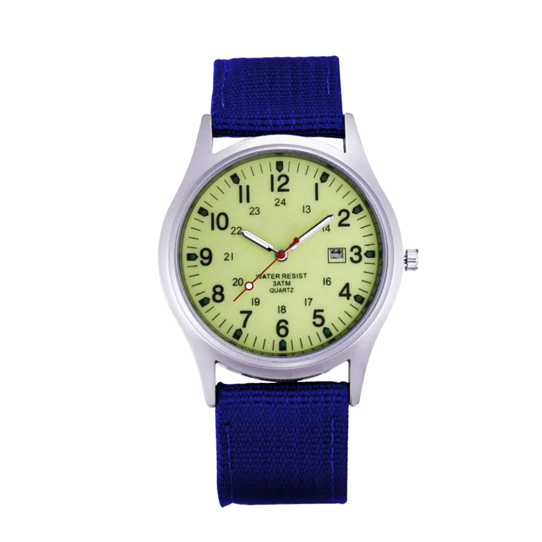 Mateo | Rugged Field Watch with Durable Canvas Strap