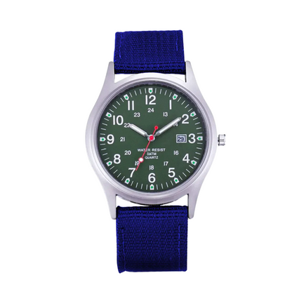 Mateo | Rugged Field Watch with Durable Canvas Strap