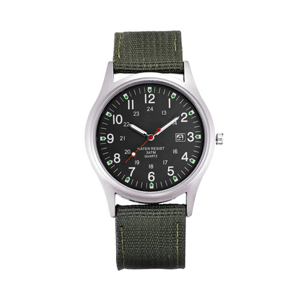 Mateo | Rugged Field Watch with Durable Canvas Strap