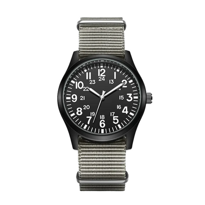 Nicolas | Luminous Field Watch with Tactical Strap
