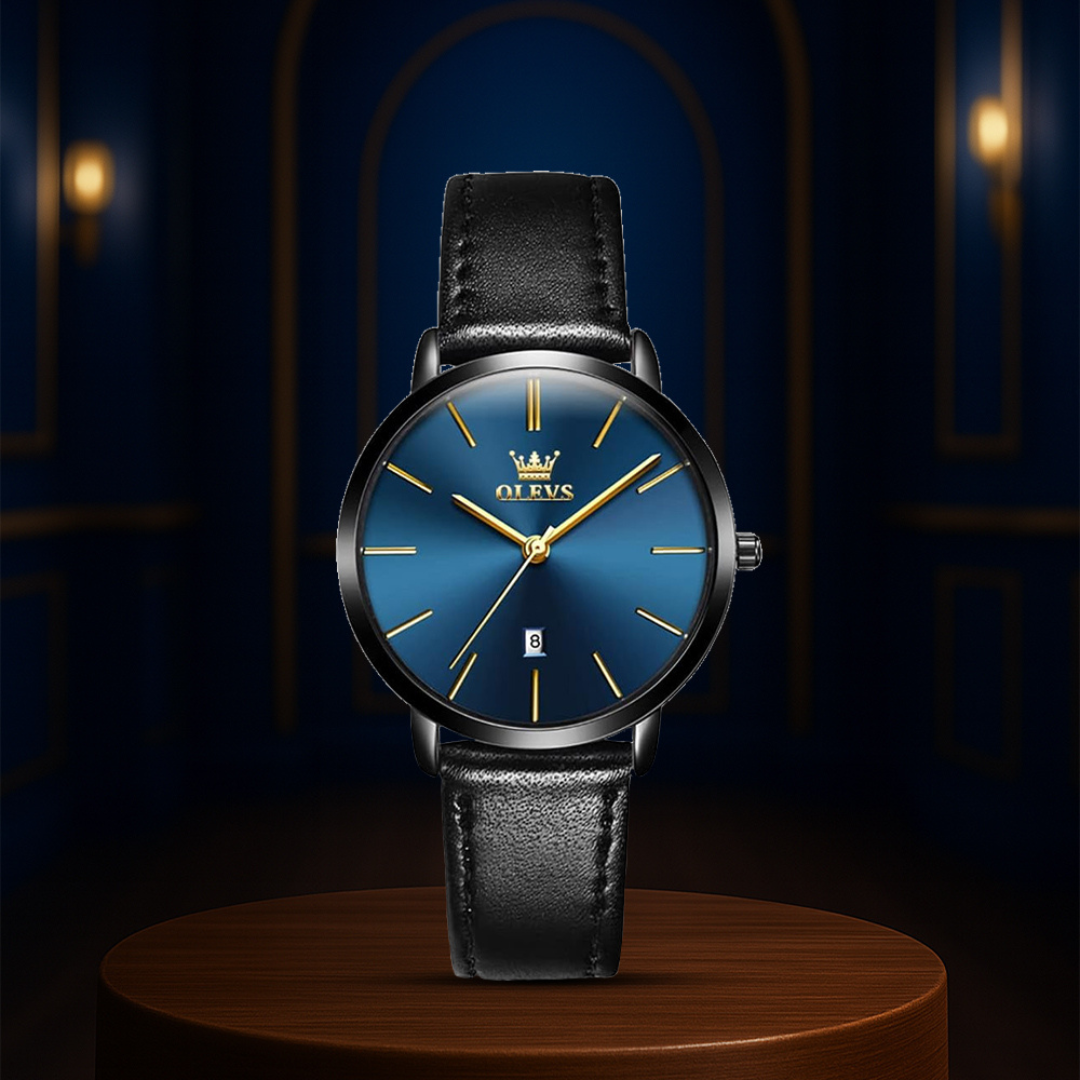Finn | Cruise Leather Date Watch