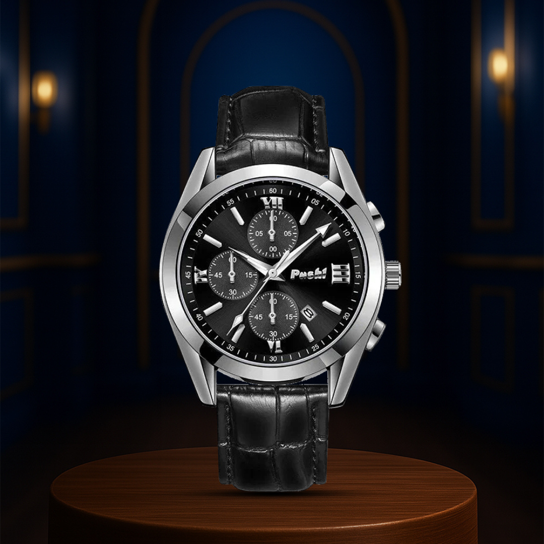 James | Men’s Chronograph Watch with Multi-Function Dial | 41mm