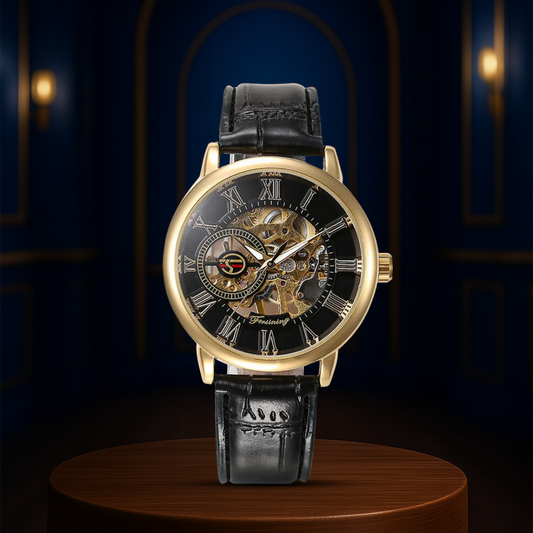 Peter | Fashionable Men's Roman Numerals Mechanical Watch | 42mm