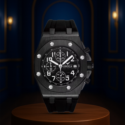 Andrei | Octagonal Bezel Chronograph Watch