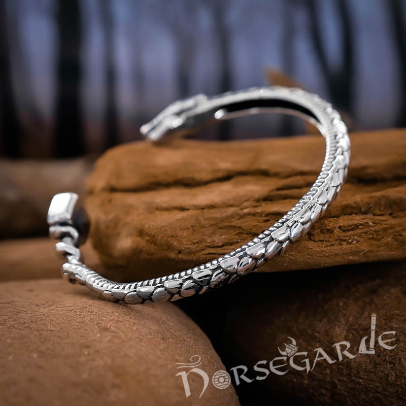 Handcrafted Saga of Ragnarok Bracelet - Sterling Silver