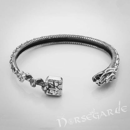Handcrafted Saga of Ragnarok Bracelet - Sterling Silver
