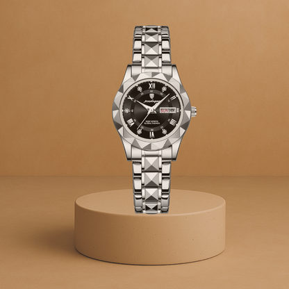 Women's luxury stainless steel watch