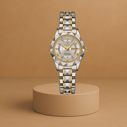 Women's luxury stainless steel watch