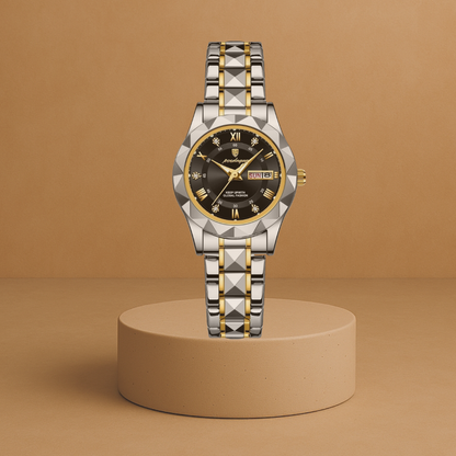Women's luxury stainless steel watch