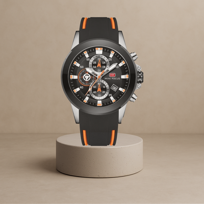Sports chronograph watch
