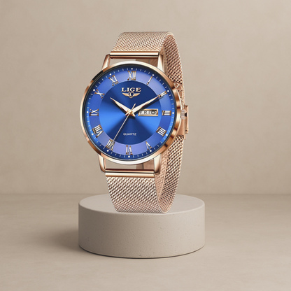 Tessa - Elegant steel mesh watch - Stylish everyday companion