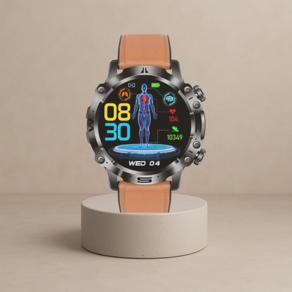 ECG|EKG High Quality Blood Glucose Blood Pressure Health Sports Watch