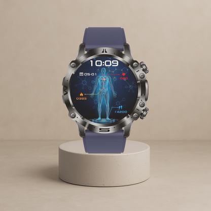 ECG|EKG High Quality Blood Glucose Blood Pressure Health Sports Watch