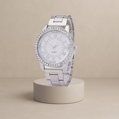 Elena - Radiant women's diamond watch - Timeless elegance and exquisite refinement