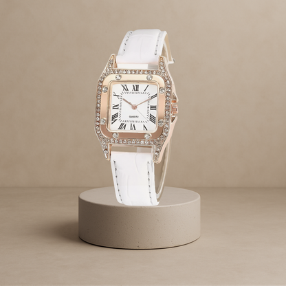 Isabel - Elegant leather quartz watch - Your perfect companion for luxury and style