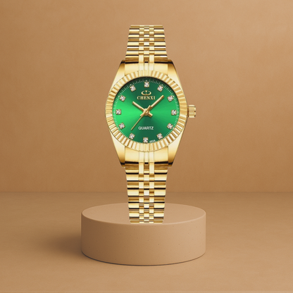 Vienna | Elegant women's gold watch