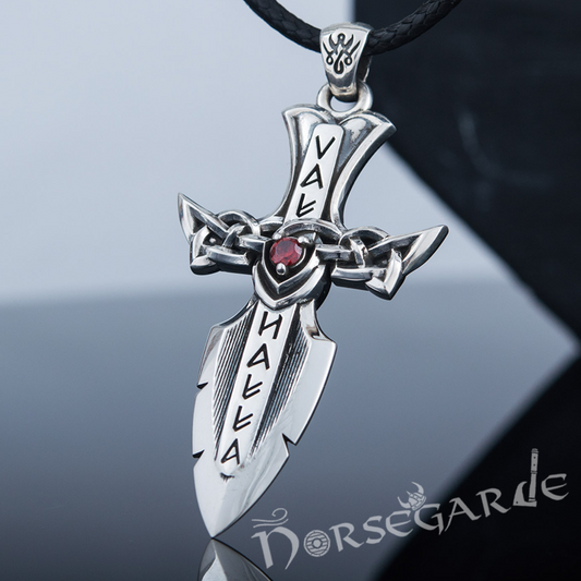 Handcrafted Valhalla Dagger Pendant - Sterling Silver