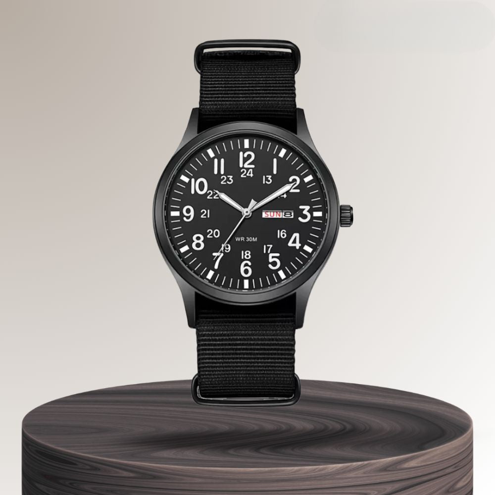 Thomas | Minimalist Field Watch with Functional Strap | 42mm