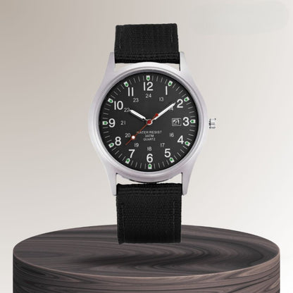Mateo | Rugged Field Watch with Durable Canvas Strap