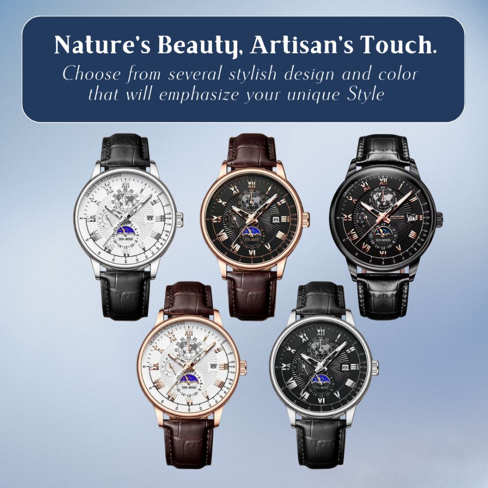 Julian | Global Voyager Moon Phase Watch