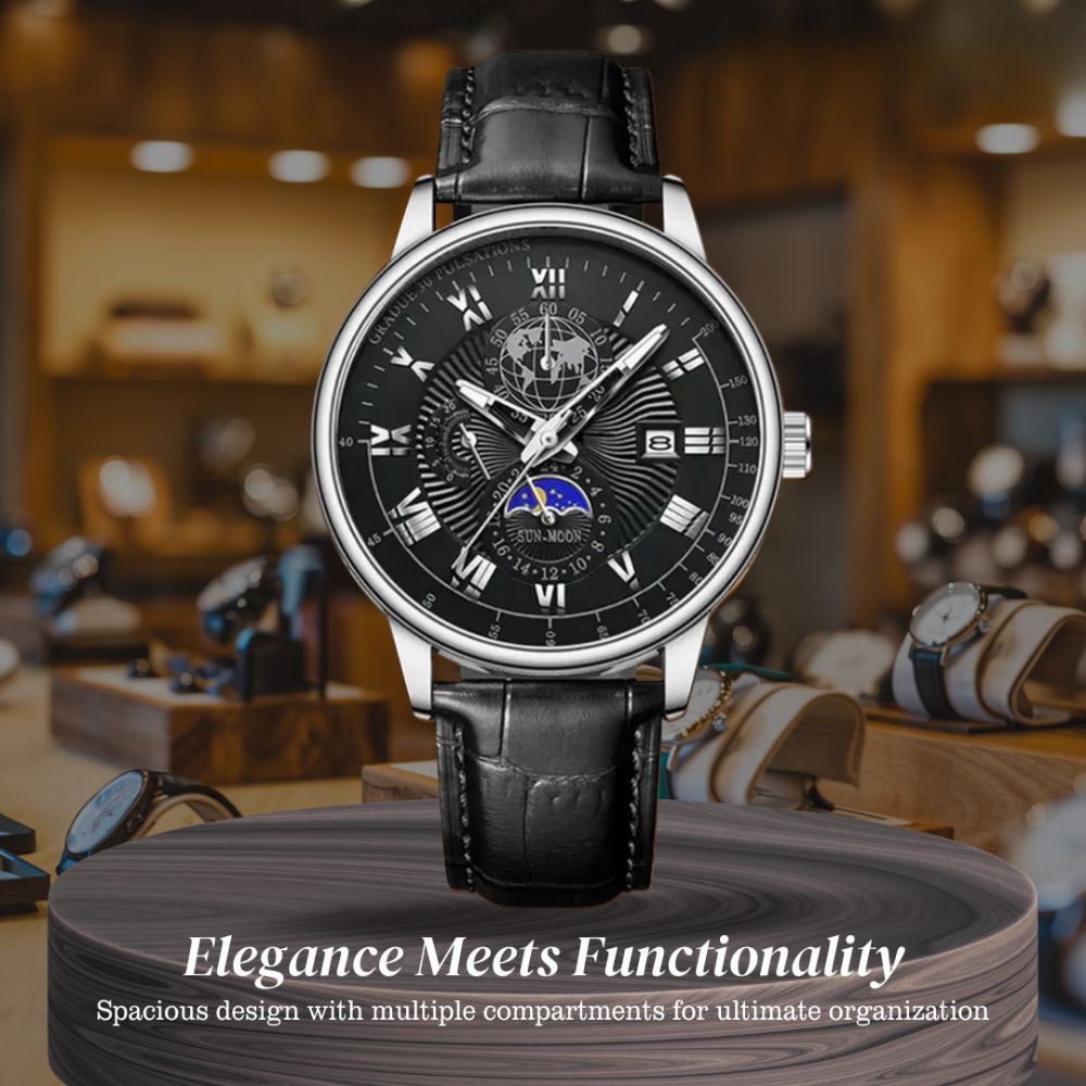 Julian | Global Voyager Moon Phase Watch