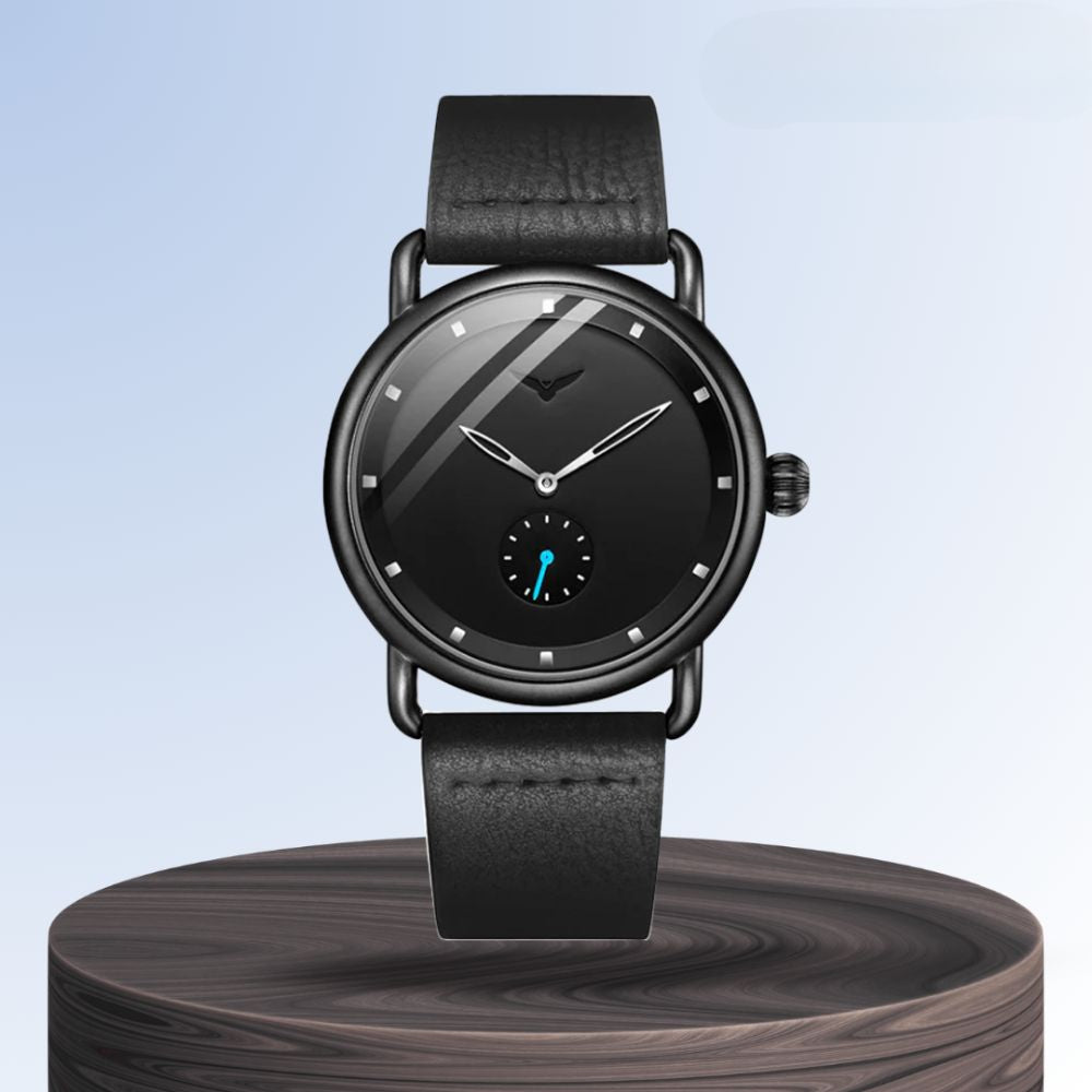 Caleb | Sleek Minimalist Leather Watch