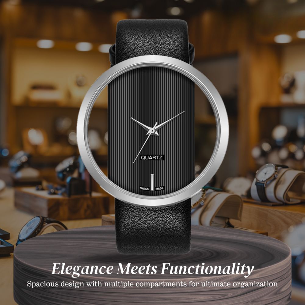 Mark | Transparent Men's Minimalist Watch | 38.5mm