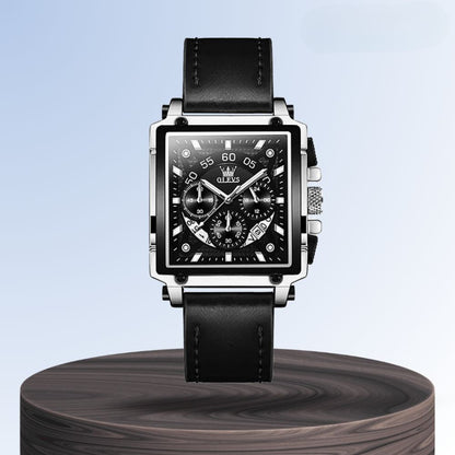 Joseph | Stylish Men’s Chronograph Watch with Unique Square Case | 42x45mm