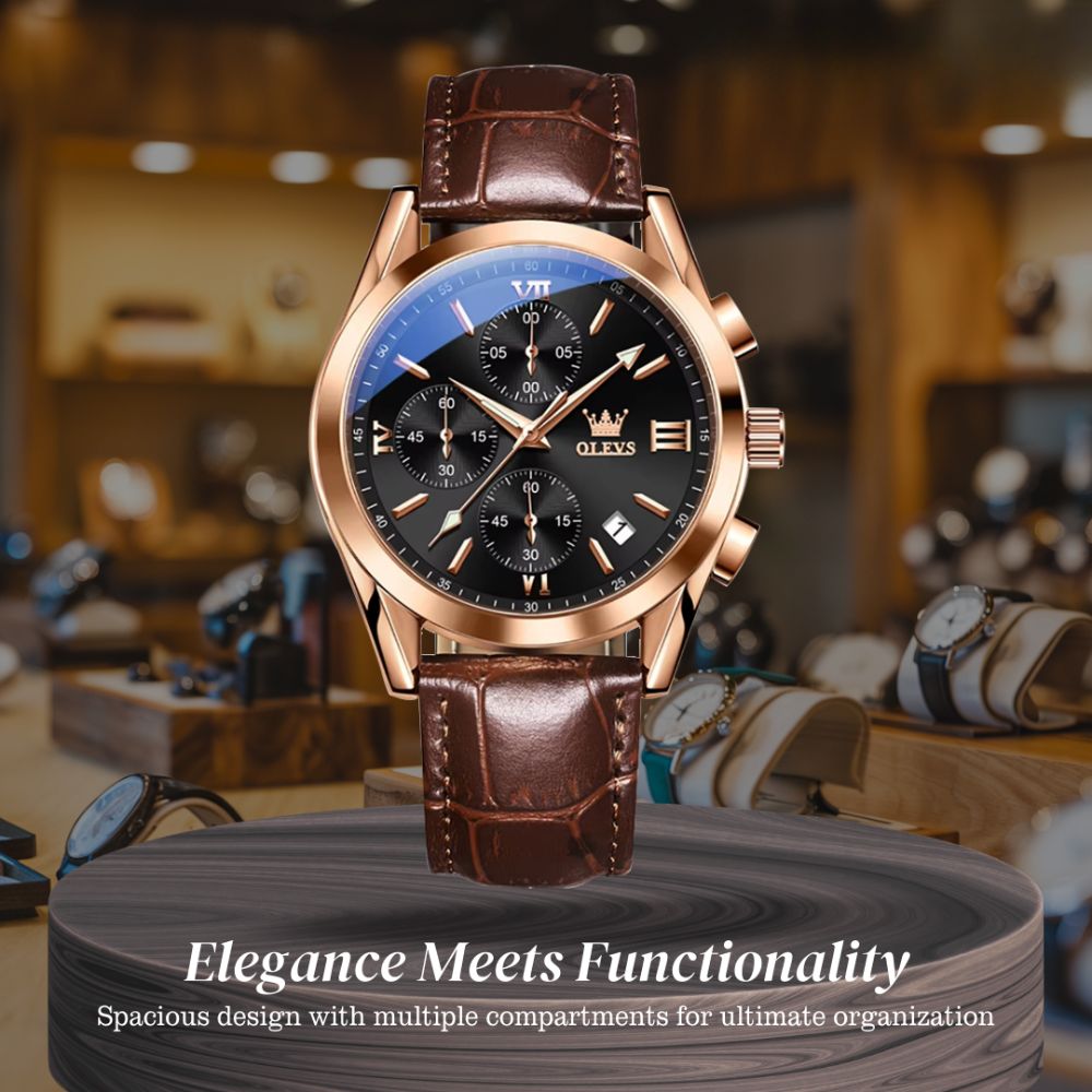 Dean | Radiant Quartz Chronograph Watch | 40mm