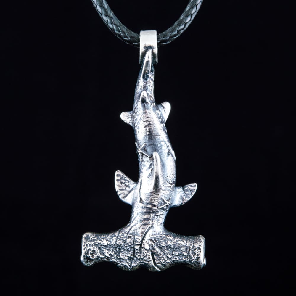 Handcrafted Hammer Shark Pendant - Sterling Silver